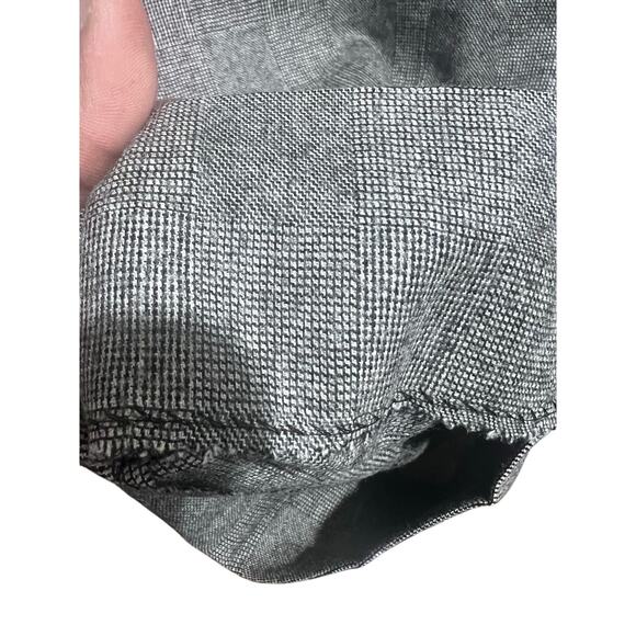 Vintage Christian Dior Monsieur Wool Suit 40R 32x31 Gray Houndstooth 2PC Classi - Picture 12 of 16
